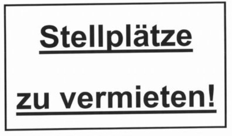 Stellplätze zu vermieten